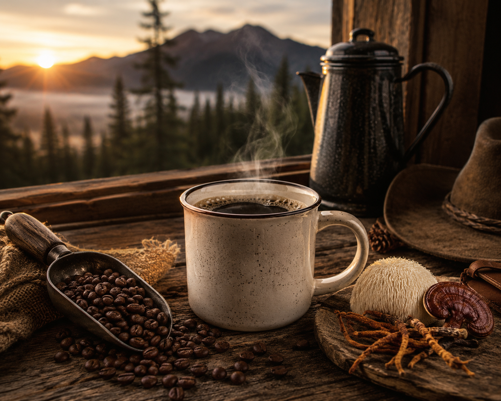 Coffee with Mushrooms Medium Roast